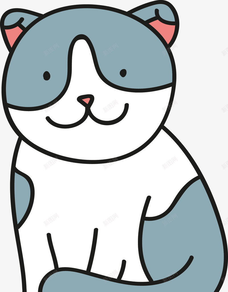 卡通小猫咪png免抠素材_新图网 https://ixintu.com 卡通 宠物 猫咪 矢量素材