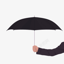 撑雨伞的人素材
