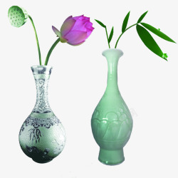 釉质花瓶高清图片