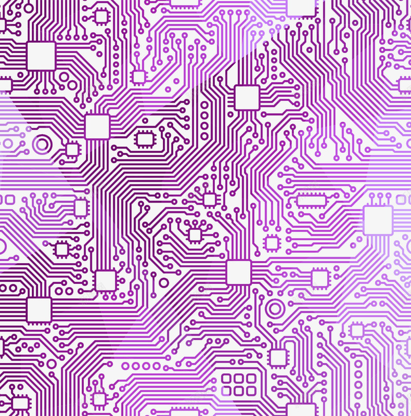 紫色科技底纹图案png免抠素材_新图网 https://ixintu.com 底纹图案 电路线条 紫色科技 线路