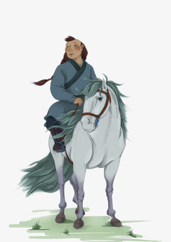 骑马的蒙古少年蒙古族男人骑马图高清图片