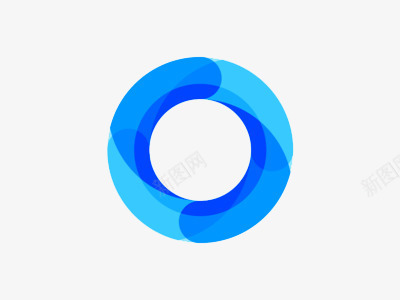手绘蓝色圆圈png免抠素材_新图网 https://ixintu.com 圆形 手绘元素 科技元素 蓝色圆圈