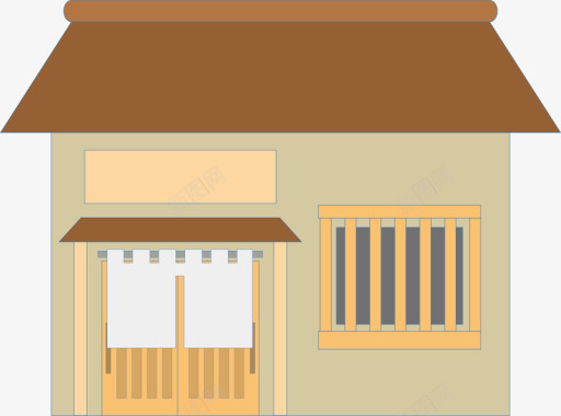 破旧的商店图标图标