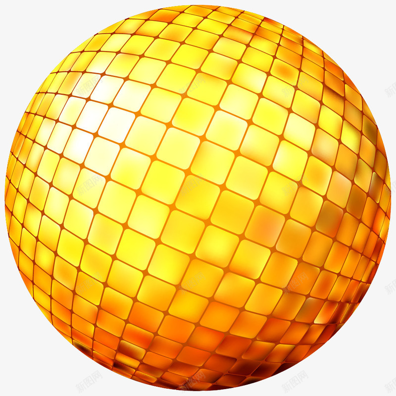 科技舞台球体png免抠素材_新图网 https://ixintu.com 渐变 球体 球形 科技 舞台橙色 质感