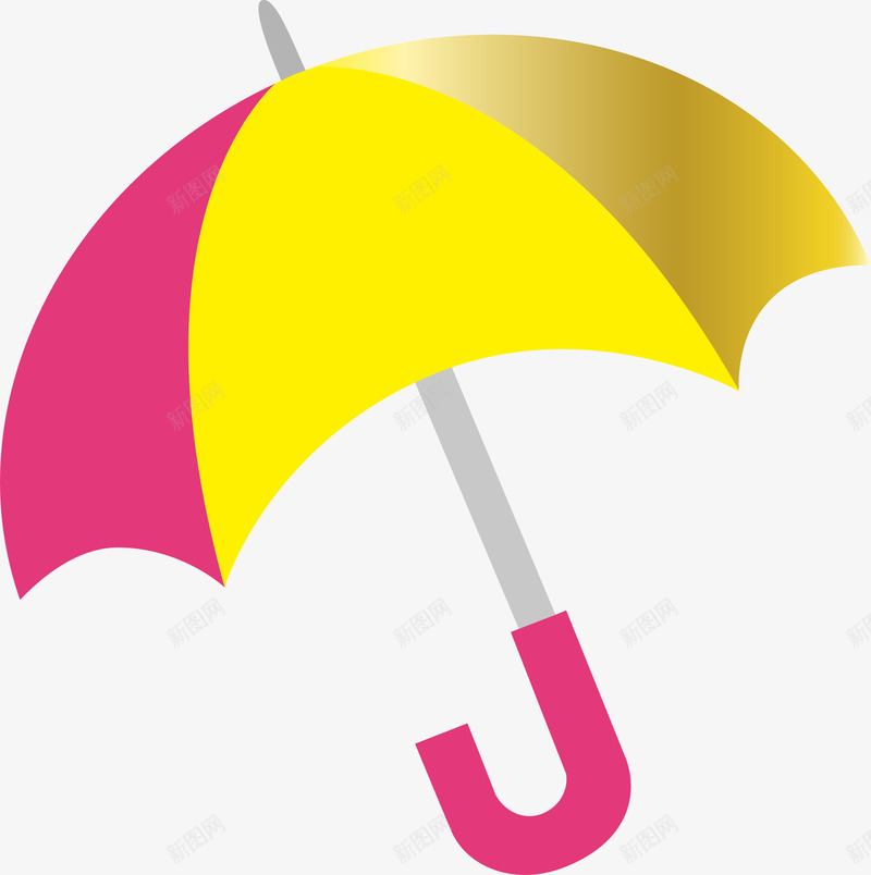 卡通儿童雨伞矢量图ai免抠素材_新图网 https://ixintu.com 免抠 免费PNG 卡通手绘 商品 天猫 童伞 矢量图