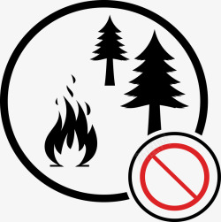 森林防火标签素材