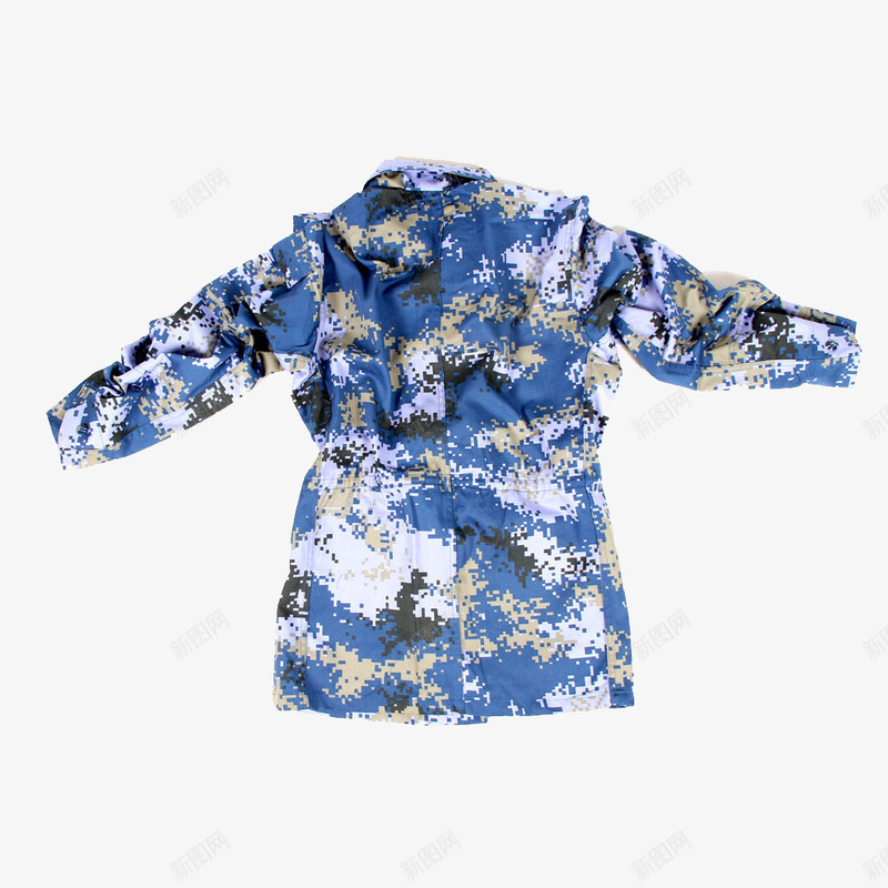 海军迷彩外套png免抠素材_新图网 https://ixintu.com 上衣 外套 服装 款式 海军 海军迷彩 海洋布 蓝色 设计 迷彩