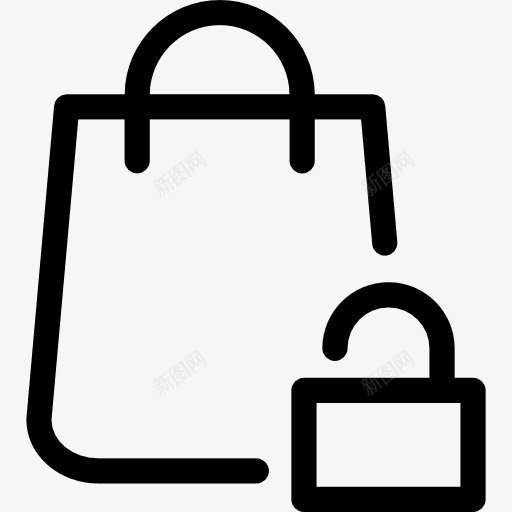 购物袋图标png_新图网 https://ixintu.com 业务 商务 袋 购物 购物袋 超市