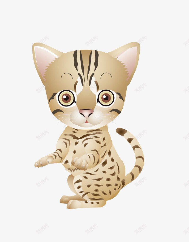 卡通手绘猫咪动漫动画png免抠素材_新图网 https://ixintu.com 创意 动漫动画 动物 卡通手绘 可爱的小猫 猫咪