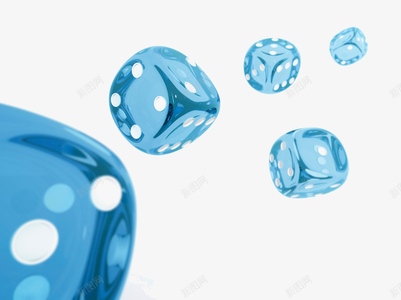 蓝色骰子png免抠素材_新图网 https://ixintu.com 3D 动感立方体 娱乐游戏 平面设计 立方体 蓝色骰子 赌注 骰子