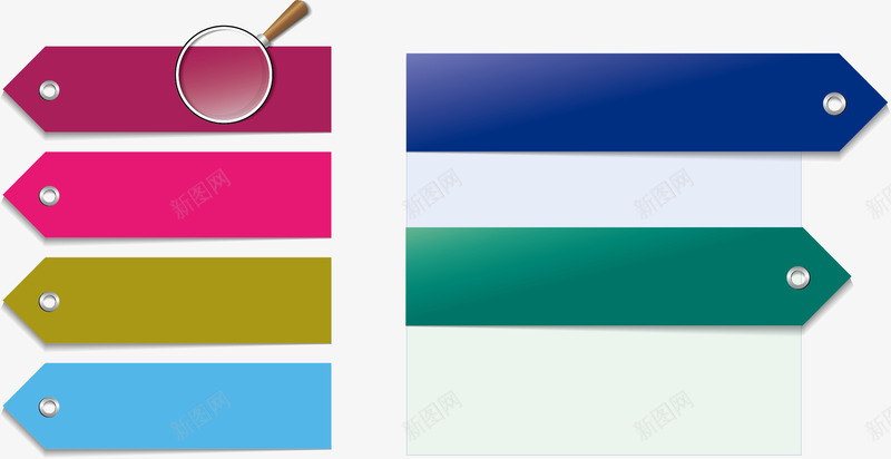 颜色标签矢量图ai免抠素材_新图网 https://ixintu.com 矢量颜色 颜色创意 颜色卡通 颜色素材 矢量图