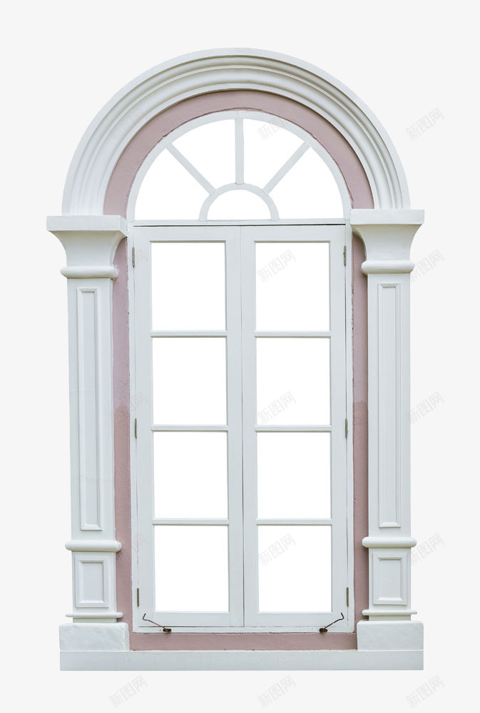 欧式窗户png免抠素材_新图网 https://ixintu.com 关窗 室内设计 建筑 拱形窗户 格子窗户 欧式风格 窗户设计 装修