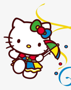 打伞的小猫打伞的小猫高清图片