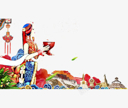 哈达藏族文化高清图片