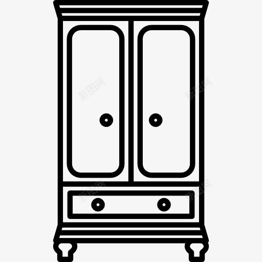 衣柜图标png_新图网 https://ixintu.com 卧室 古玩 家具 年份 建筑 服装