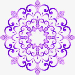 紫色花纹背景七夕情人节素材