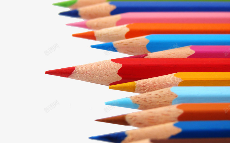 彩色铅笔png免抠素材_新图网 https://ixintu.com 彩色 彩虹 绘画 美术 铅笔