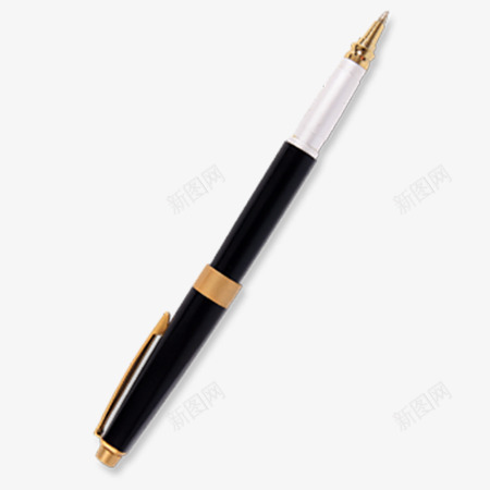 文具写字黑色钢笔png免抠素材_新图网 https://ixintu.com 写字 文具 钢笔 黑色