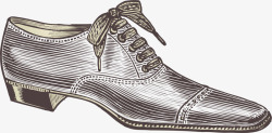 鞋线手绘怀旧欧式复古背景高清图片