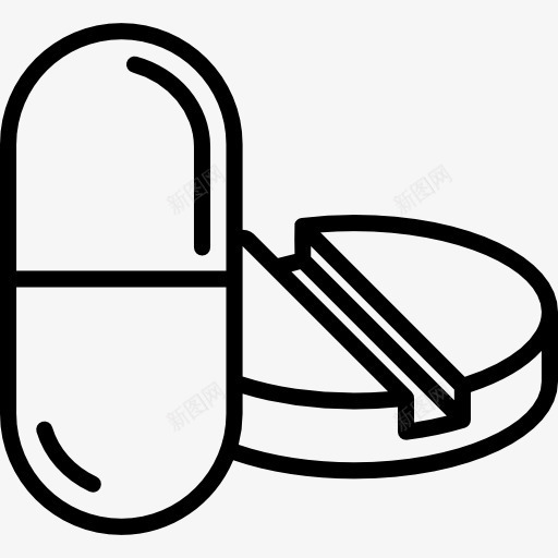 片剂图标png_新图网 https://ixintu.com 体育馆 保健 医疗 医药 药物 饮食