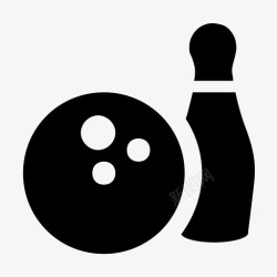 bowling保龄球运动体育运动Andro图标高清图片
