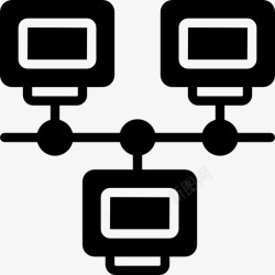 数据库接口和网络网络图标高清图片