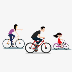 家庭锻炼家庭幸福的插图高清图片