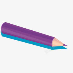 紫色的铅笔矢量图素材