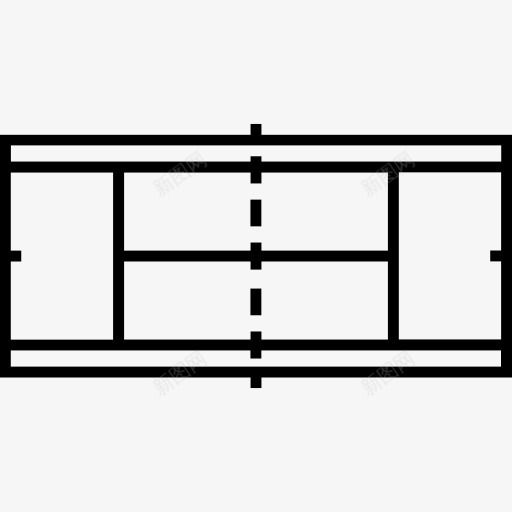 网球场图标png_新图网 https://ixintu.com 体育 体育竞赛 操场 网球场 运动