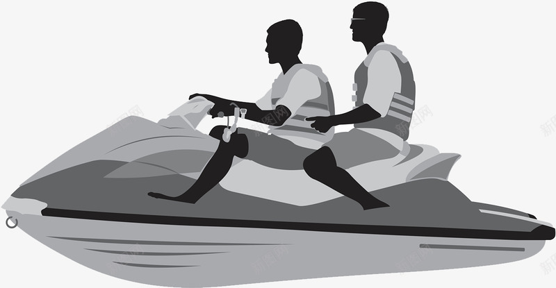 水上快艇摩托比赛png免抠素材_新图网 https://ixintu.com 快艇 比赛 水上摩托 水上运动