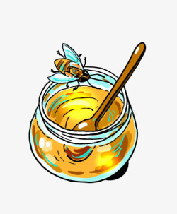 柚子简笔画蜂蜜柚子茶高清图片