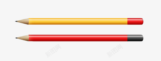 铅笔png免抠素材_新图网 https://ixintu.com 彩色 彩铅 文具 笔 铅笔