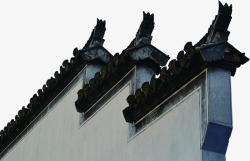 中国风屋檐建筑装饰素材