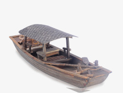 水上小船木头小船高清图片