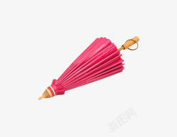 粉色油纸伞素材