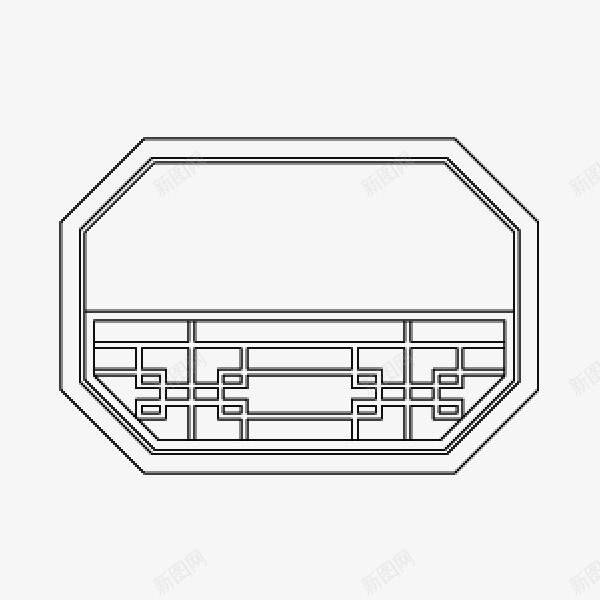 镂空窗png免抠素材_新图网 https://ixintu.com 木窗 窗户 镂空窗