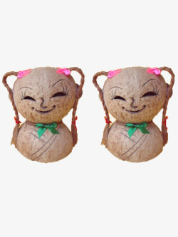 椰壳娃娃素材