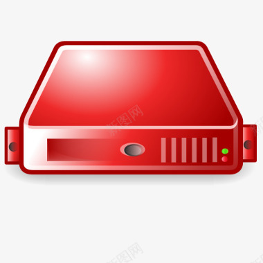 服务器红色的RRZE图标图标