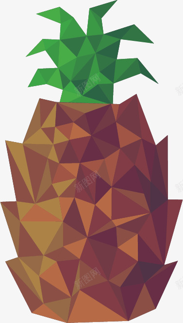 创意抽象水果菠萝矢量图ai免抠素材_新图网 https://ixintu.com 创意 彩色 折纸水果 抽象水果 水果 菠萝 矢量图