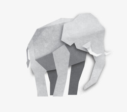 大象折纸素材