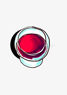 红酒杯矢量图素材