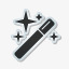 魔术贴纸魔杖超级单贴纸图标png_新图网 https://ixintu.com Magic sticker wand 贴纸 魔术 魔杖