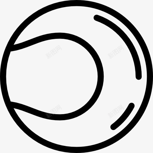 网球图标png_新图网 https://ixintu.com 体育 体育运动和比赛球 网球