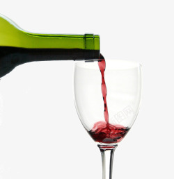 酒瓶实物图一杯红酒高清图片