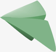卡通绿色折纸飞机韩式png免抠素材_新图网 https://ixintu.com 卡通 绿色 飞机