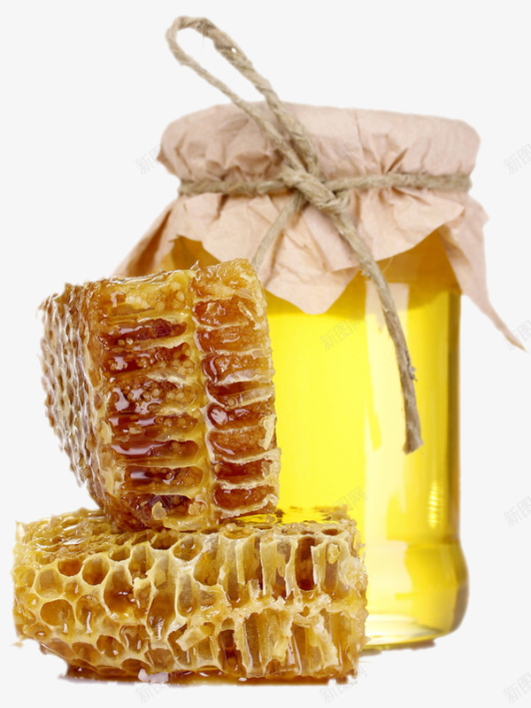 蜂蜜蜜罐png免抠素材_新图网 https://ixintu.com 蜂浆 蜂窝 蜂蜜 蜜罐 蜜蜂窝