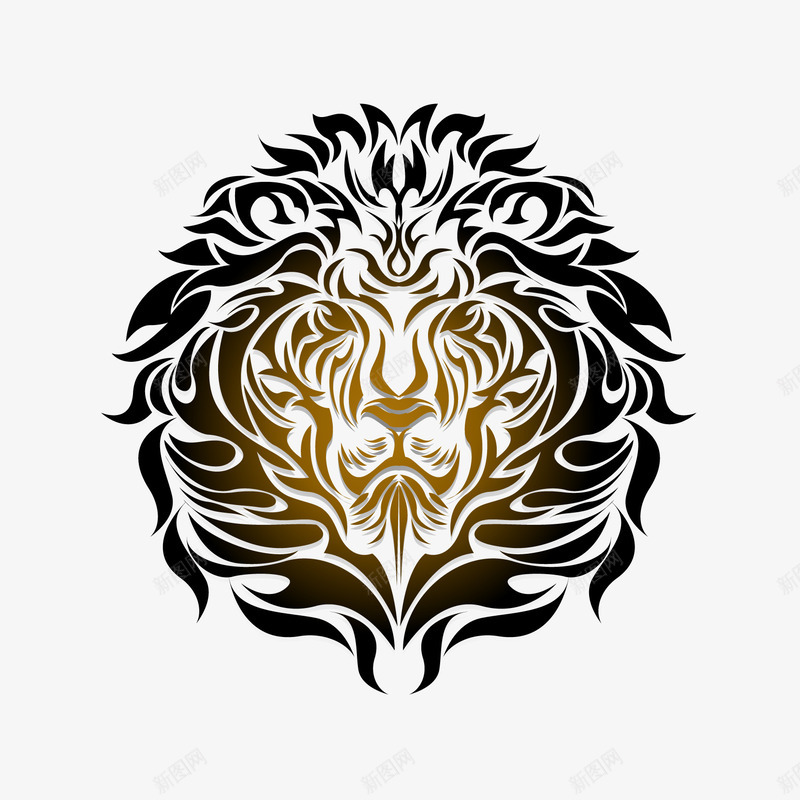 狮子贴纸免费png免抠素材_新图网 https://ixintu.com 免费 动物 狮子 狮子矢量 矢量狮子贴纸 纹理 贴纸