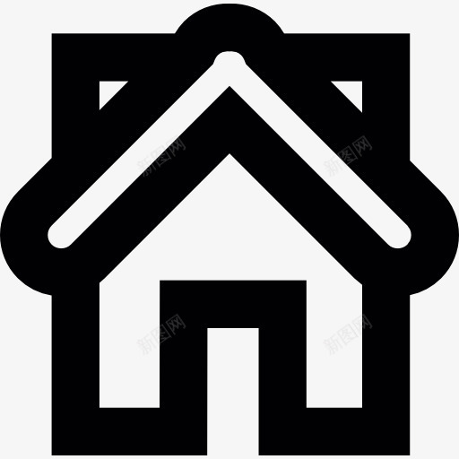 家庭网络符号图标png_新图网 https://ixintu.com 家 建筑 房子 网