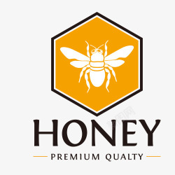 蜂蜜logo蜂蜜banner海报标志高清图片