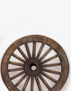 木头轮子车轮高清图片